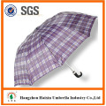 10 Panel 2 Fold Big Umbrella for Two People with Curved Handle